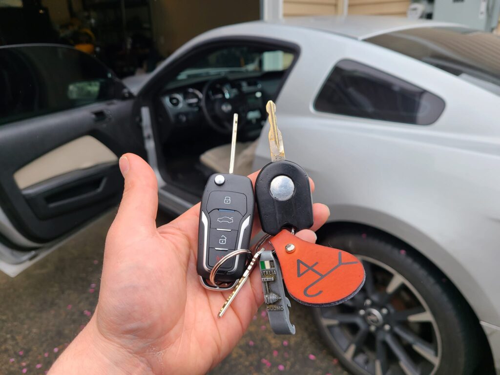 S197 Mustang Flip Key Upgrade - Locksmith Job in Spanaway, WA